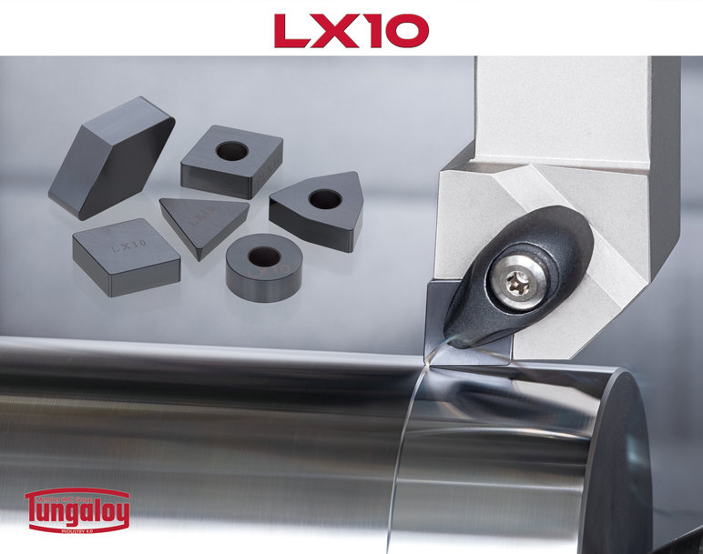 NEW LX10 CERAMIC GRADE FOR ECONOMICAL HARD PART TURNING